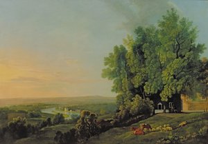 Uitzicht vanaf Richmond, c.1790 door George Baratt